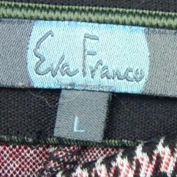 Eva Franco Houndstooth Flare Pants - Picture 4 of 4